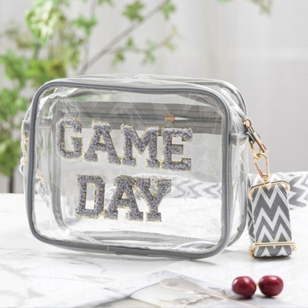 Clear 'Game Day' Stadium Approved Crossbody Bag NWOT - Picture 11 of 12